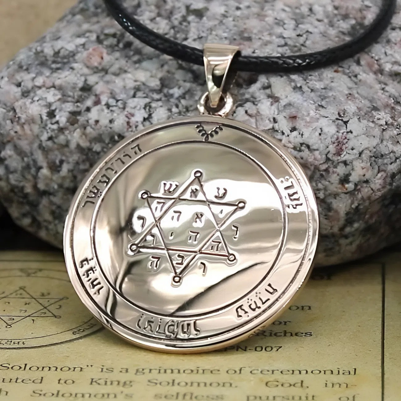 2nd Pentacle of Jupiter Pendant Necklace - King Solomon Jewelry
