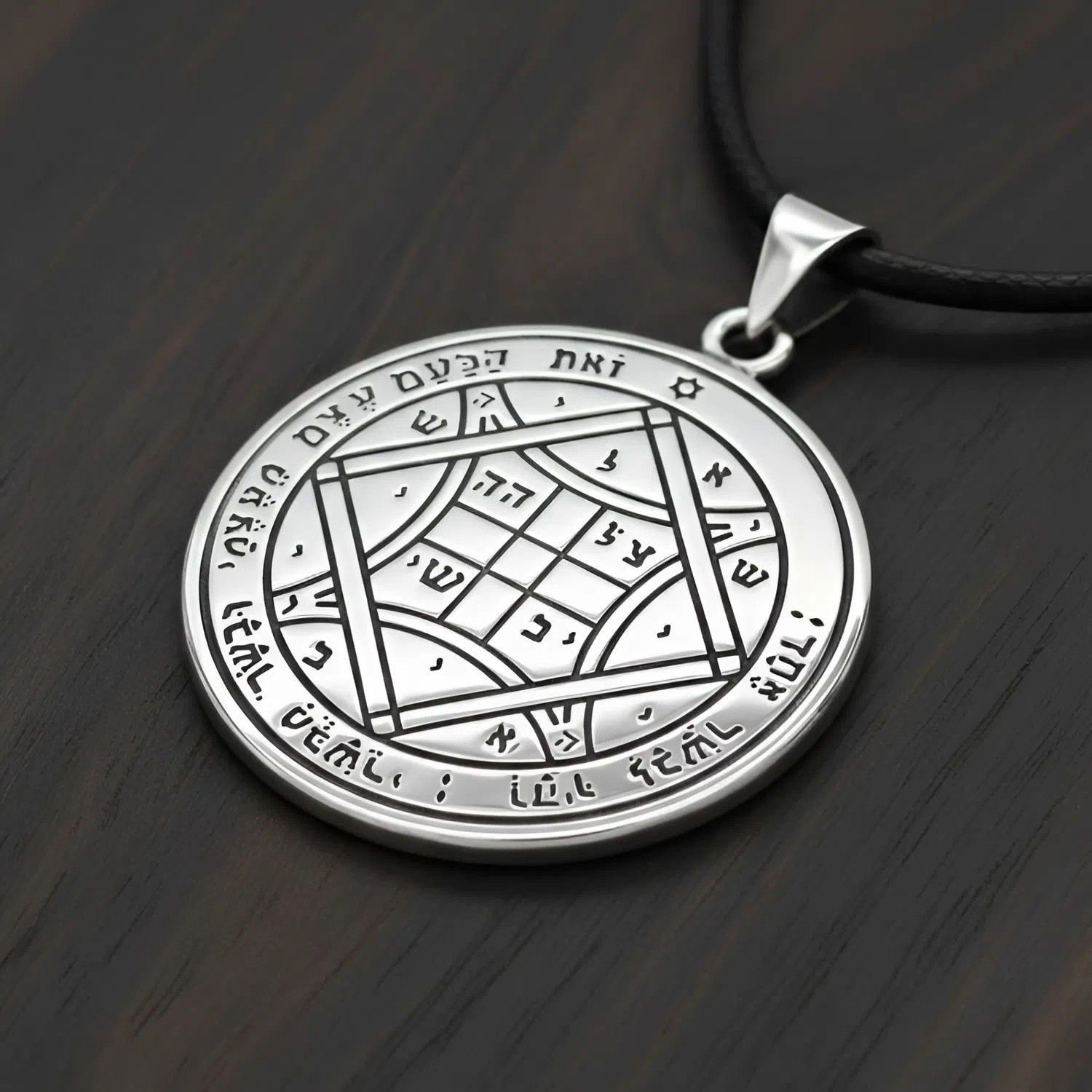 Fourth Pentacle of Venus Pendant in 925 Sterling Silver Love Talisman