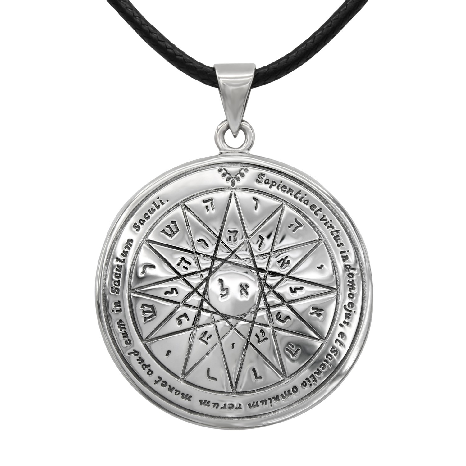 4th Pentacle of Mercury Pendant Necklace Key of Solomon Talisman for Knowledge