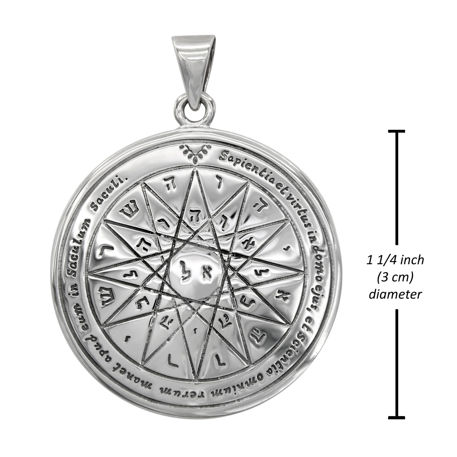 Key of Solomon Knowledge Pendant Fourth Pentacle of Mercury Jewelry