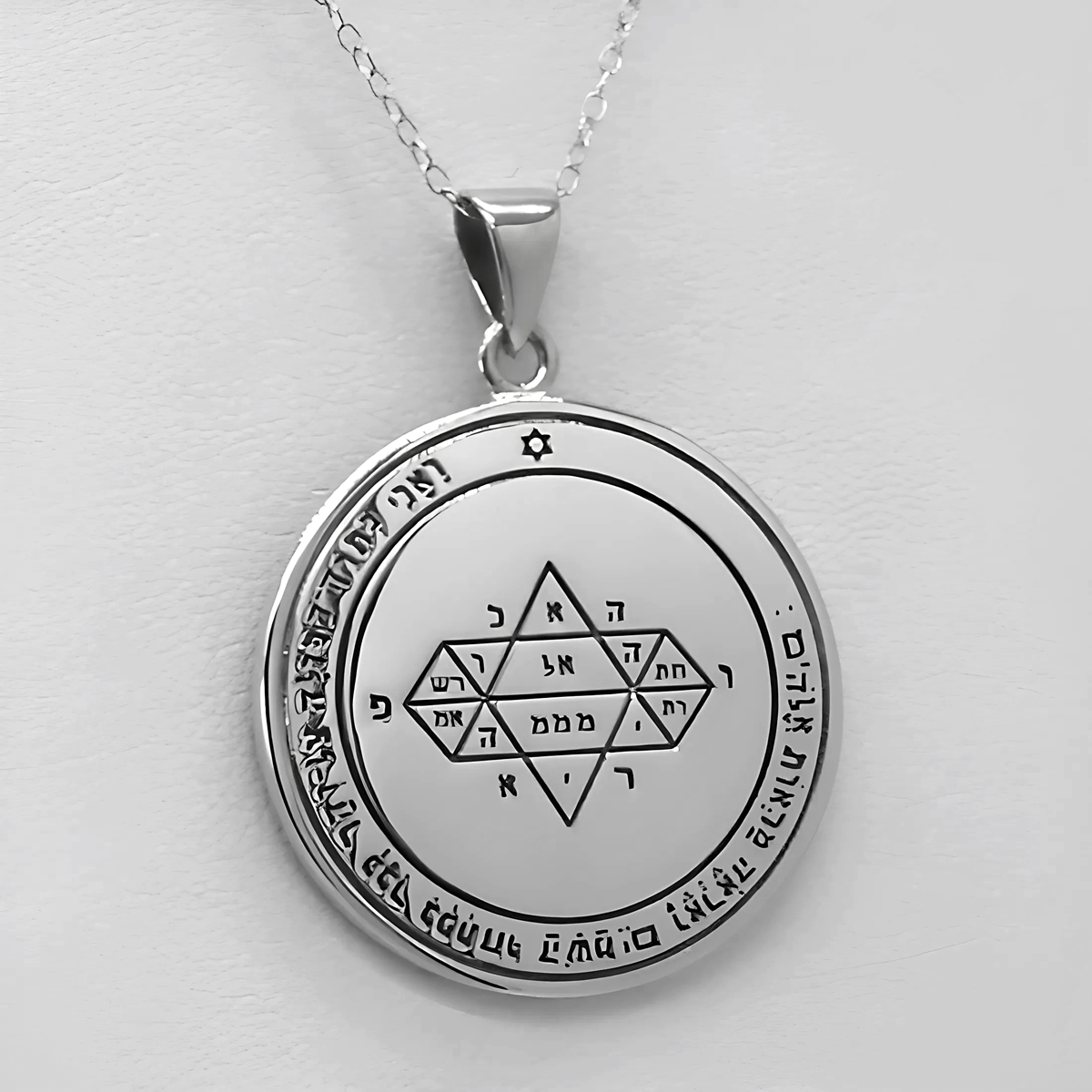 The Sterling Silver 5th Pentacle of Jupiter Talisman for Visions: occult, esoteric and spiritual supplies