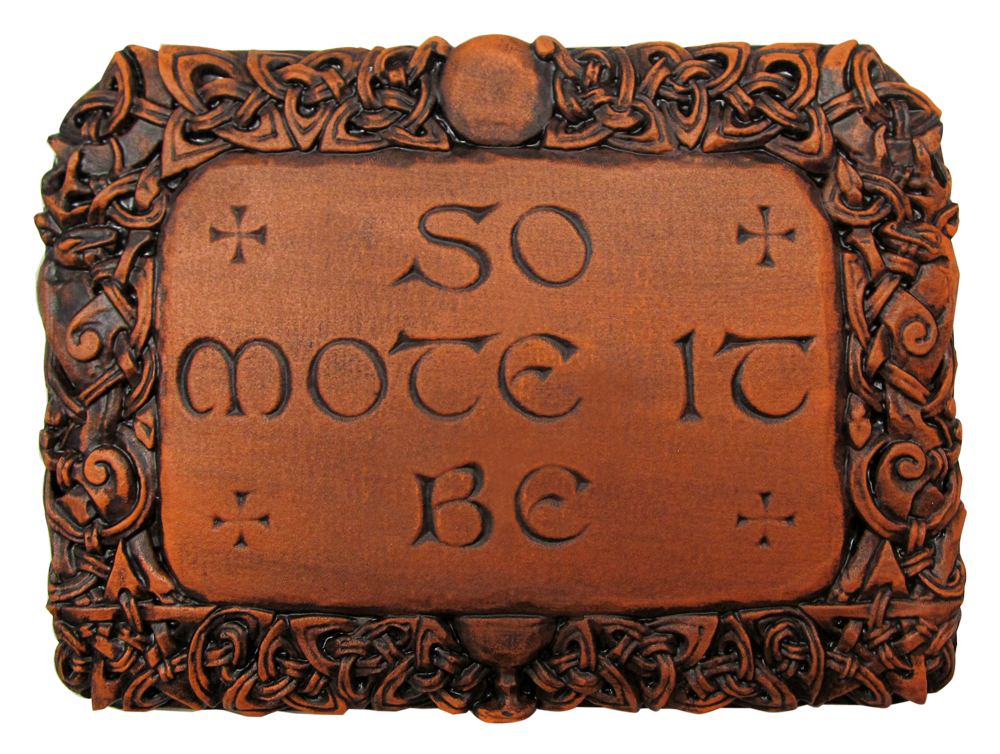 So Mote It Be Witchcraft & Spell Plaque | Witch Wall Decor |  Shop The Modern Witch Store For Altar Supplies | Wiccan Samhain Gifts