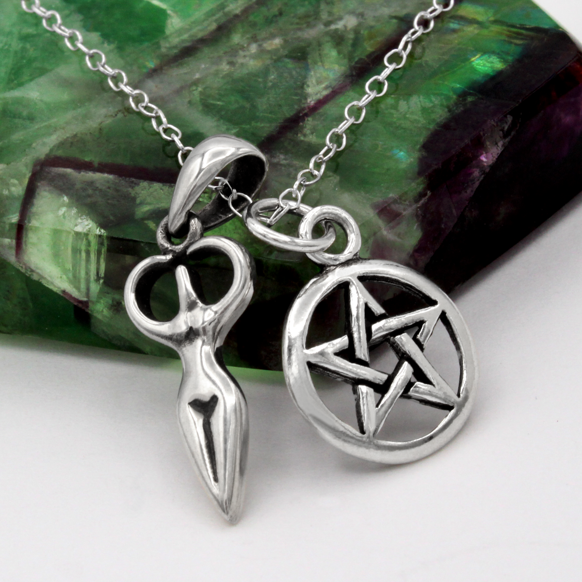 Modern Witch Jewelry For Pagan and Wiccans,  Wiccan Charms & Charm Necklace