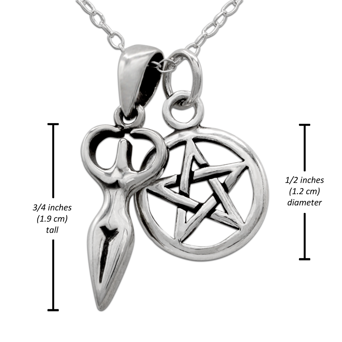 Cham Necklace For Wiccans witches and Pagans