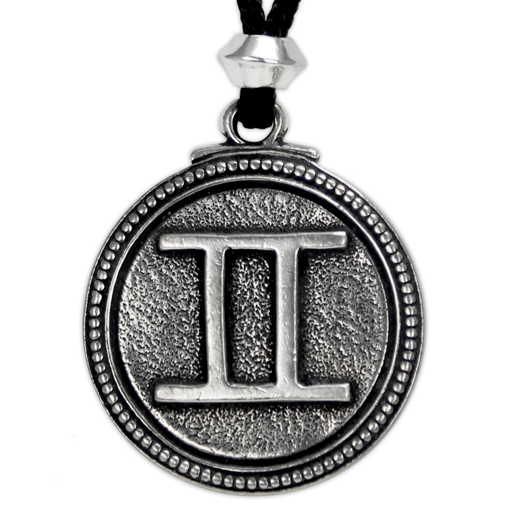 Gemini Necklace Zodiac Jewelry Horoscope Pendant