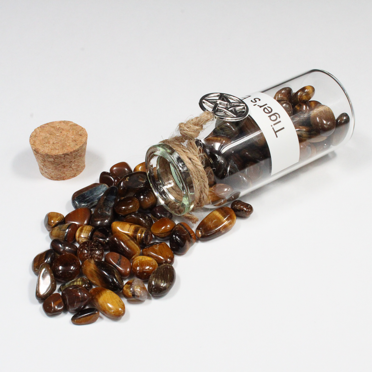 Tigers Eye - Witchcraft Essentials - Spell Bottle - Witchy Supplies for Spells & Rituals