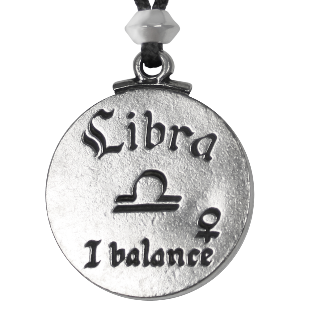 Libra Pendant Necklace Zodiac Jewelry
