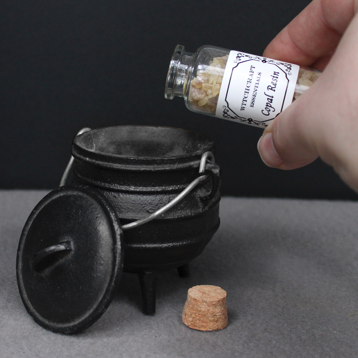 Resin Incense Starter Kit & Gift Set, Witchcraft Occult Wiccan Herbs for Spells Rituals and Magick