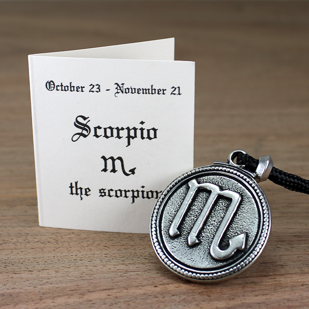 Scorpio Necklace Horoscope Zodiac Jewelry