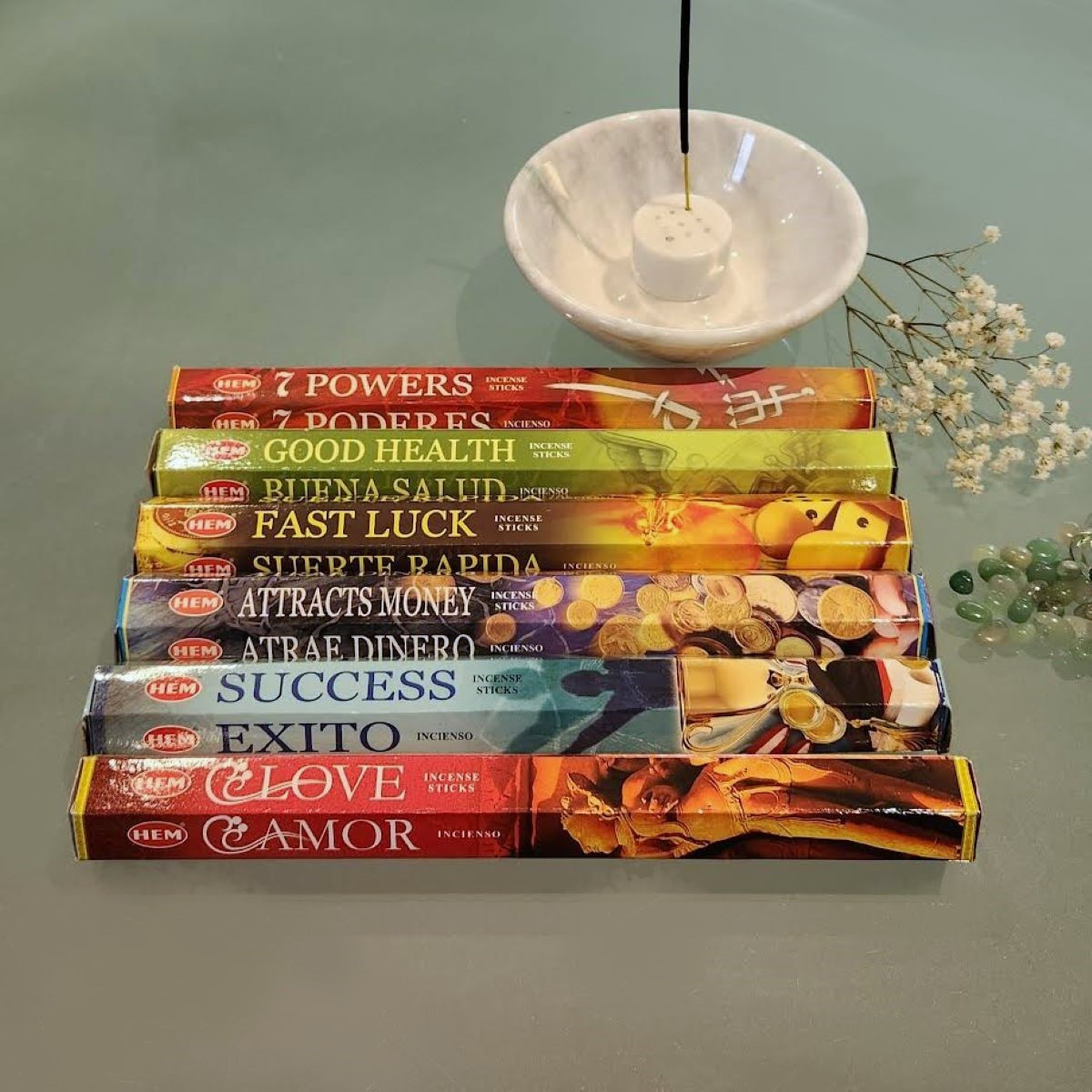 Witchcraft Incense Kit Ritual Tools Wicca Items Wiccan gifts Witchy Spell Supplies Items for Rituals Sacred Space Protection Love Spells