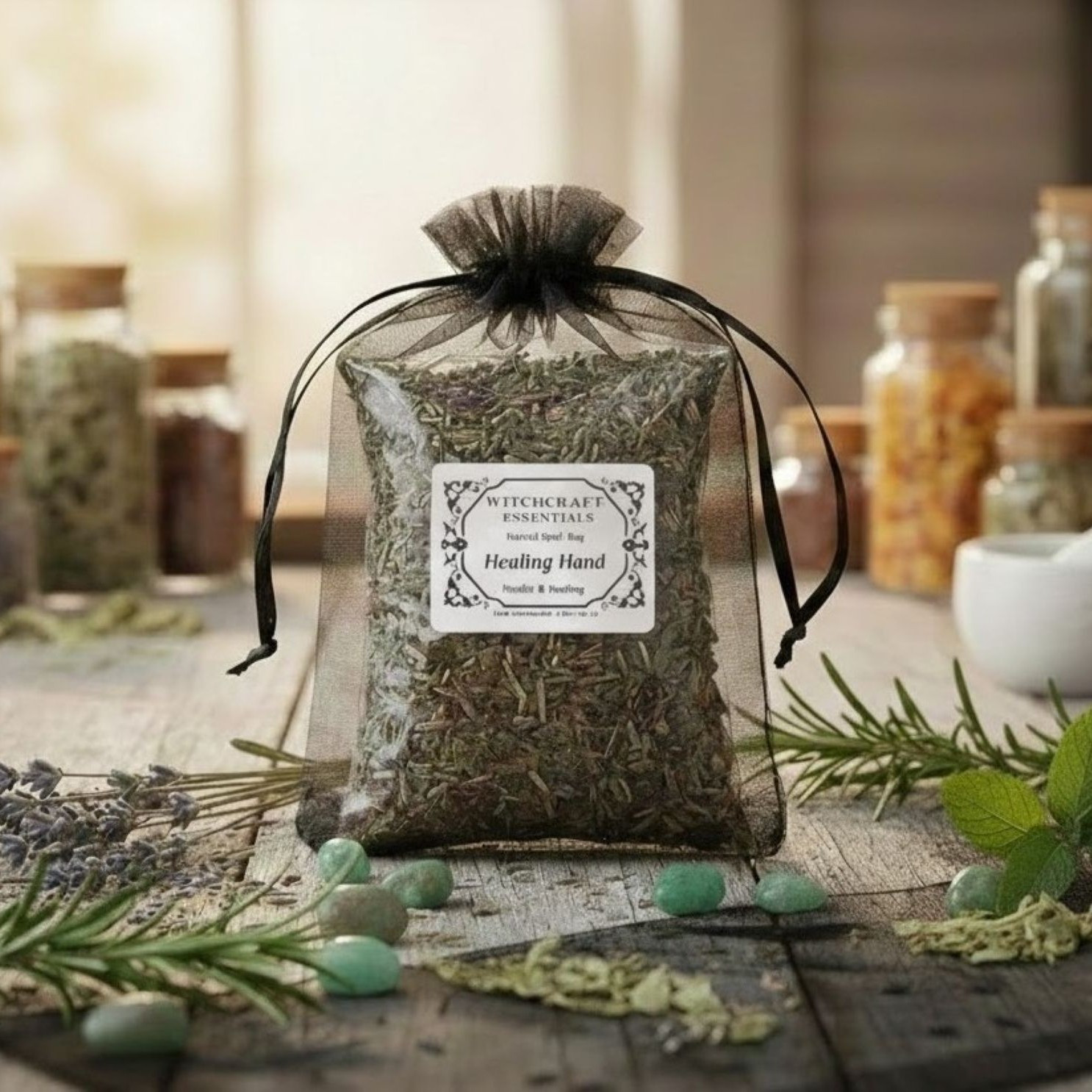Healing Hand | Herbal Spell Mix | Witchcraft spells | Wicca Spells  | Rituals Tools | Witch Store Supplies | Handmade Spell Ingredients