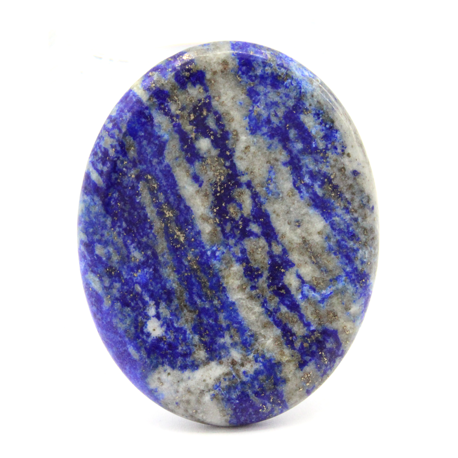 Lapis Lazuli Worry Stone Wiccan Healing Crystal Witchcraft Supplies Pagan Altar Tools Crystal for Witches Paganism Spells Rituals