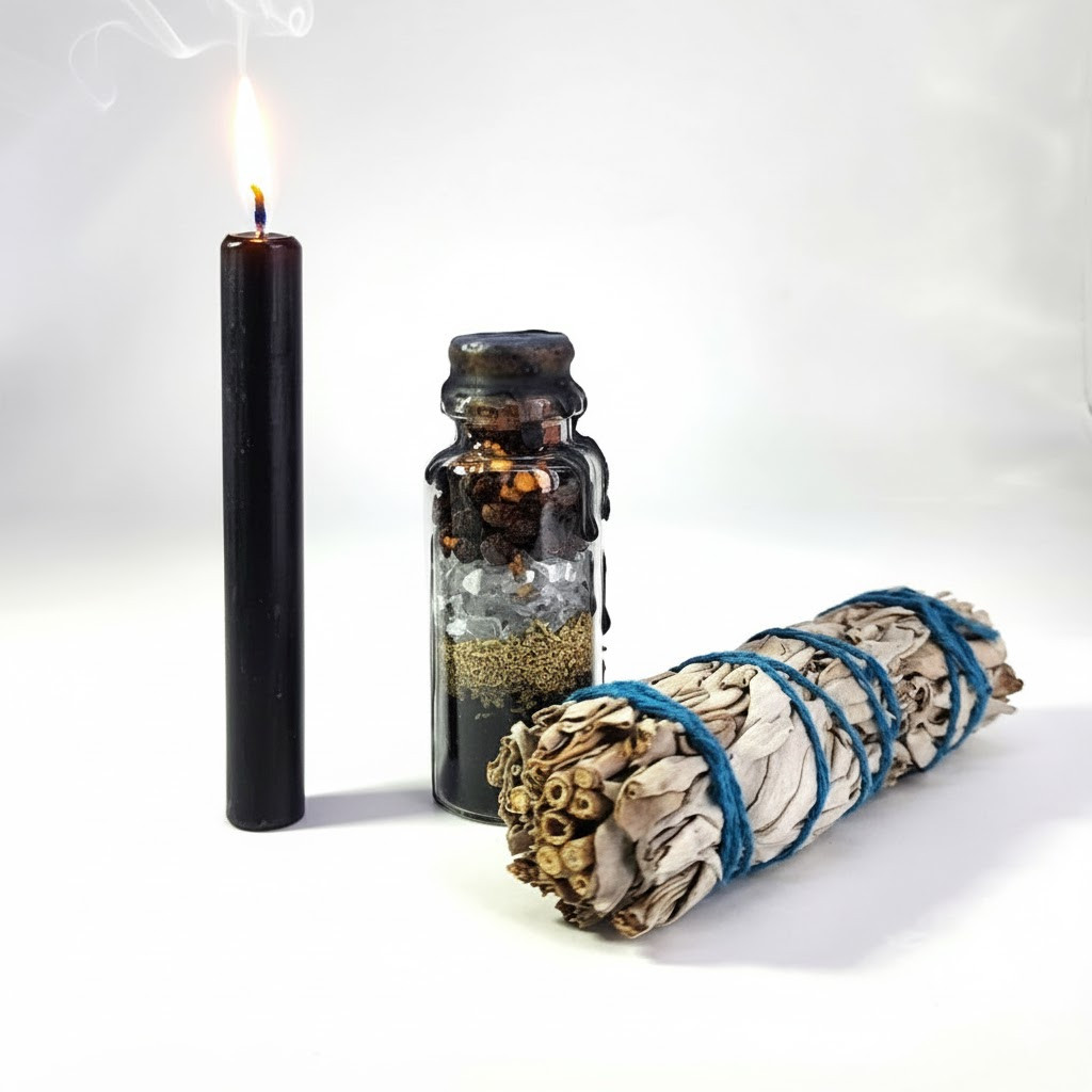 Return to Sender Spell Kit - Witch Bottle - Spell Jar - Witchcraft Protection Spell