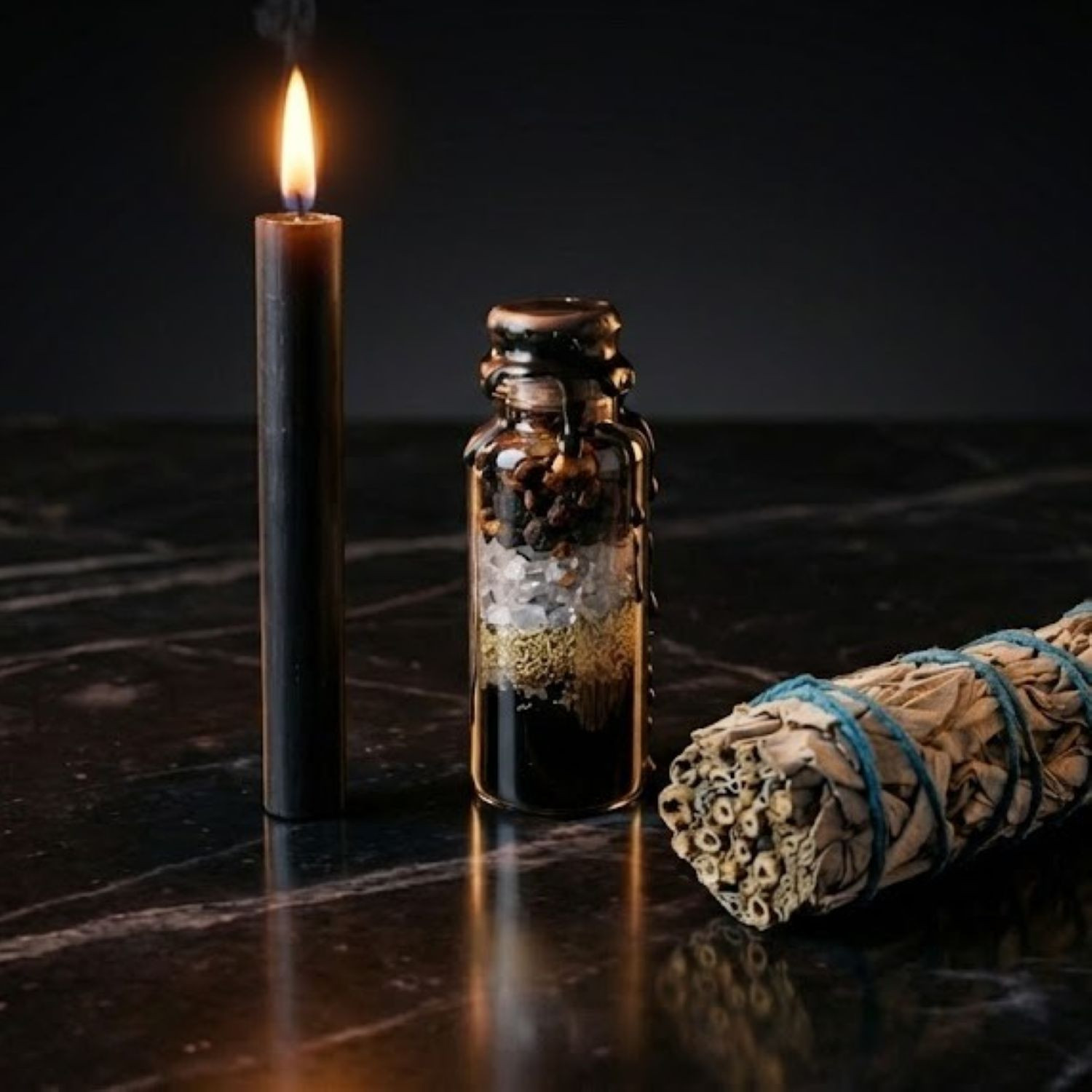 Return to Sender Spell Kit - Witch Bottle - Spell Jar - Witchcraft Protection Spell