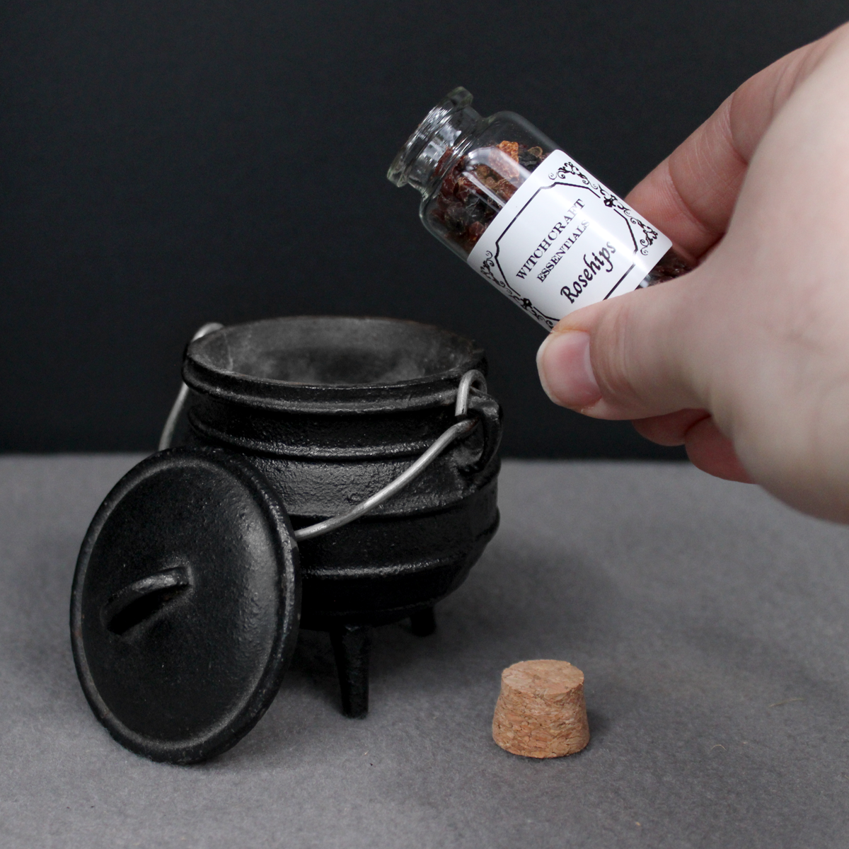 Rosehips Spell Jar | Herbal Apothecary Jar | Witches Herbs | Wiccan Herbs | Wiccan Supplies