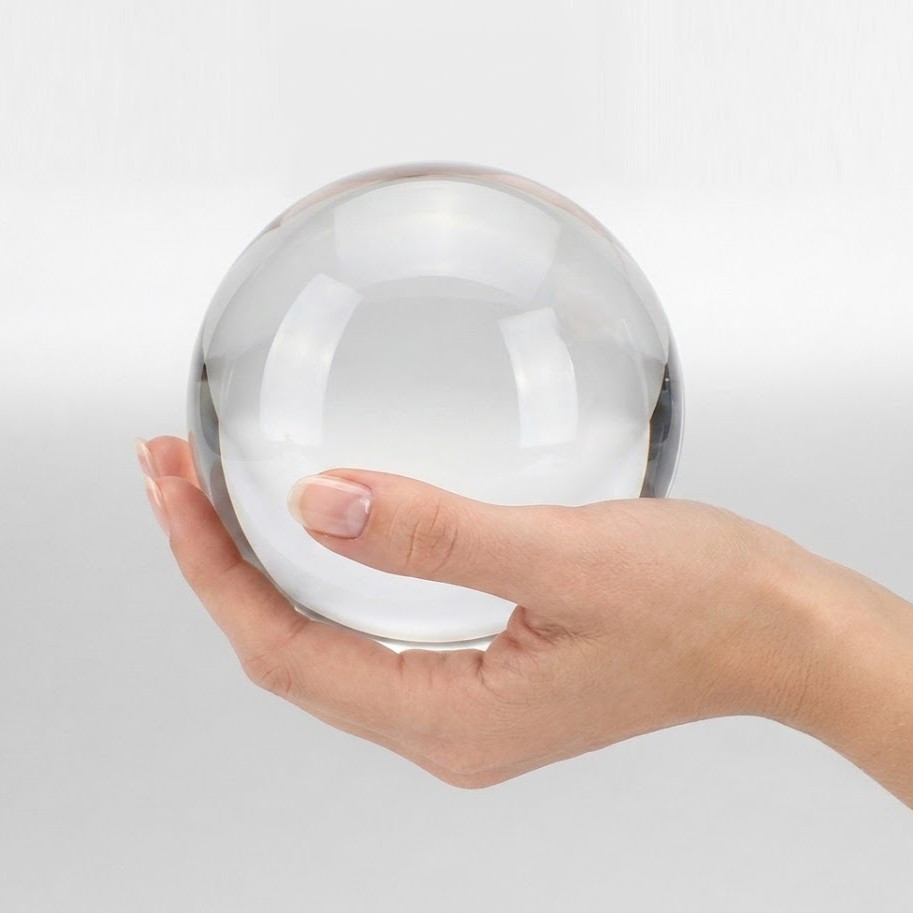 Crystal Ball & Stand - 5 Inch