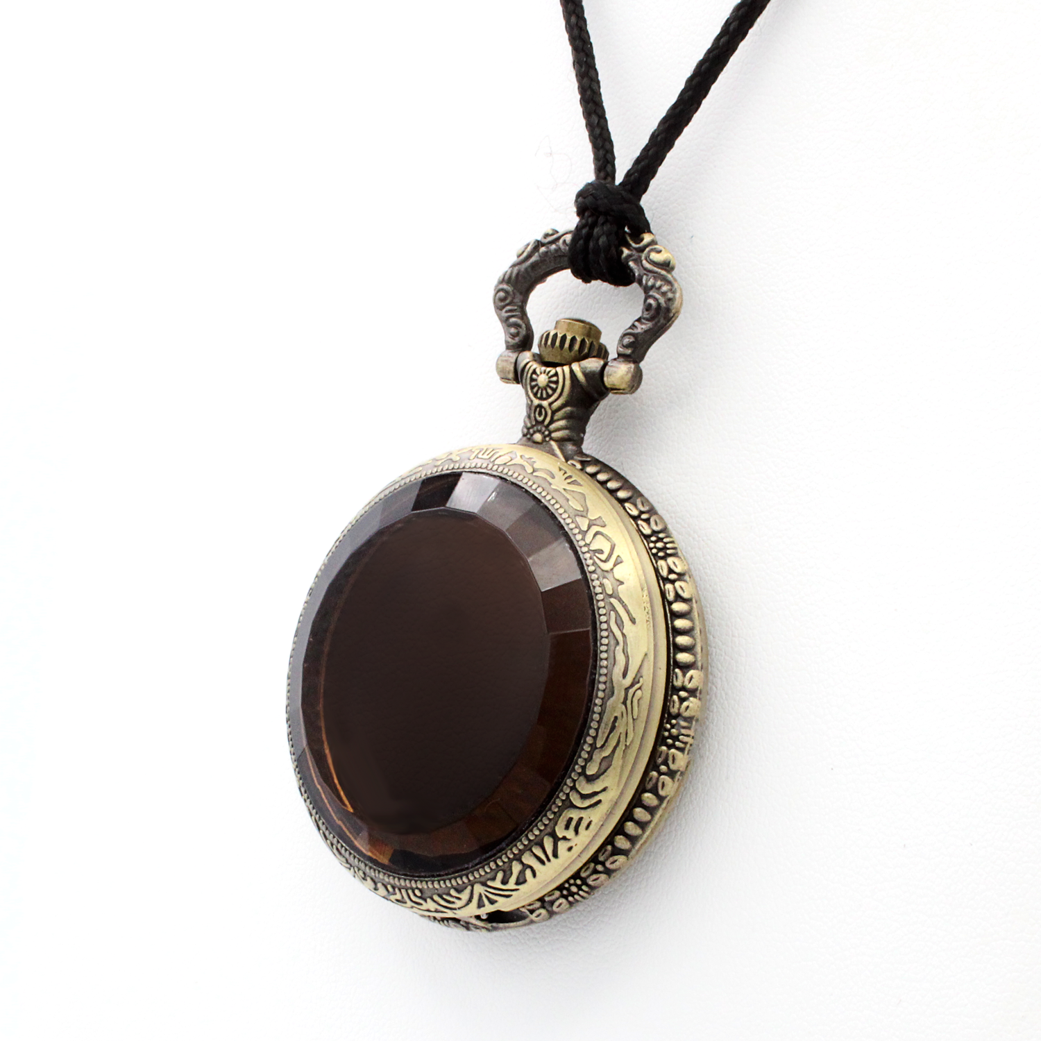 Black Obsidian Scrying Locket | Protection Talisman