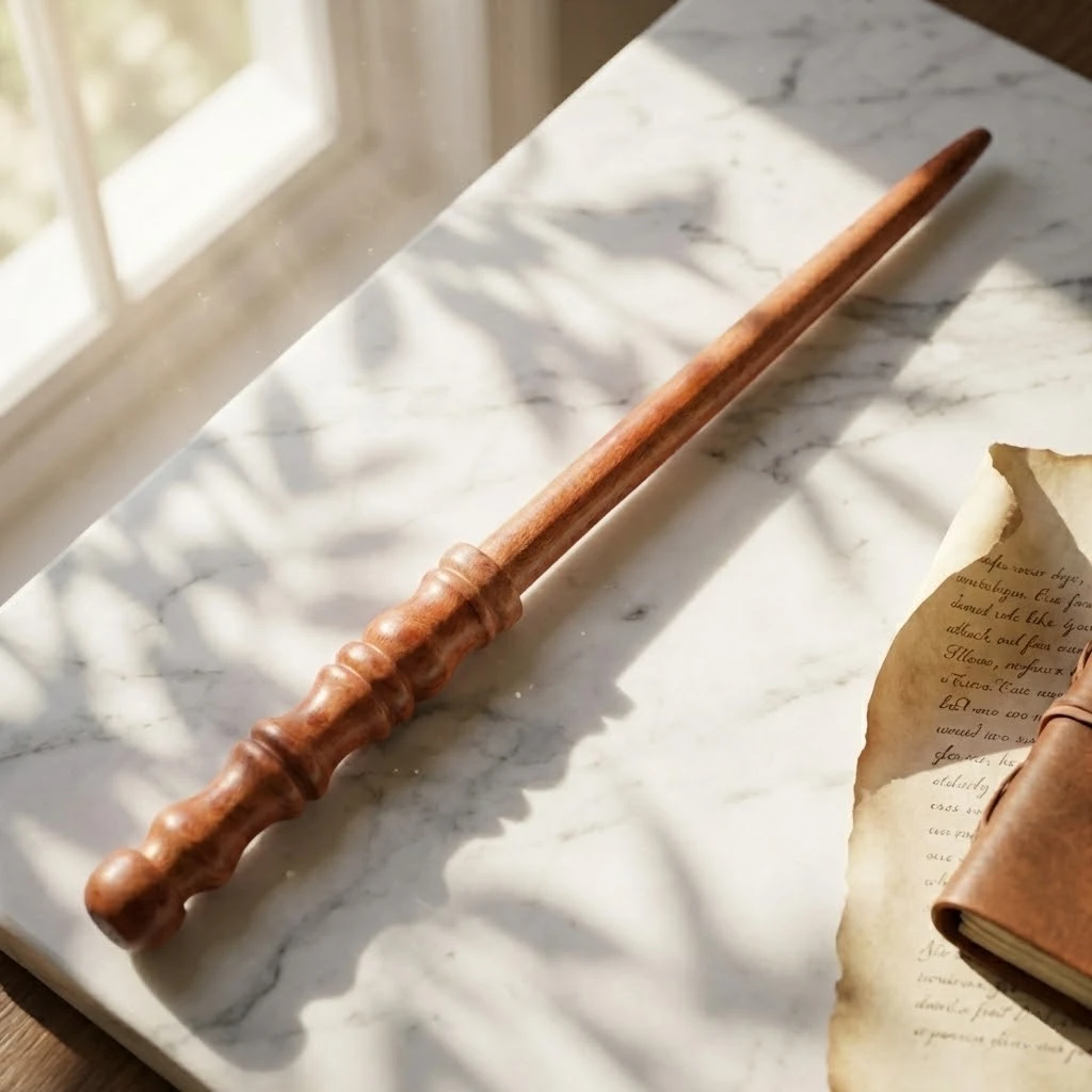 slat draoi wiccan pagan wooden druid altar ritual wand