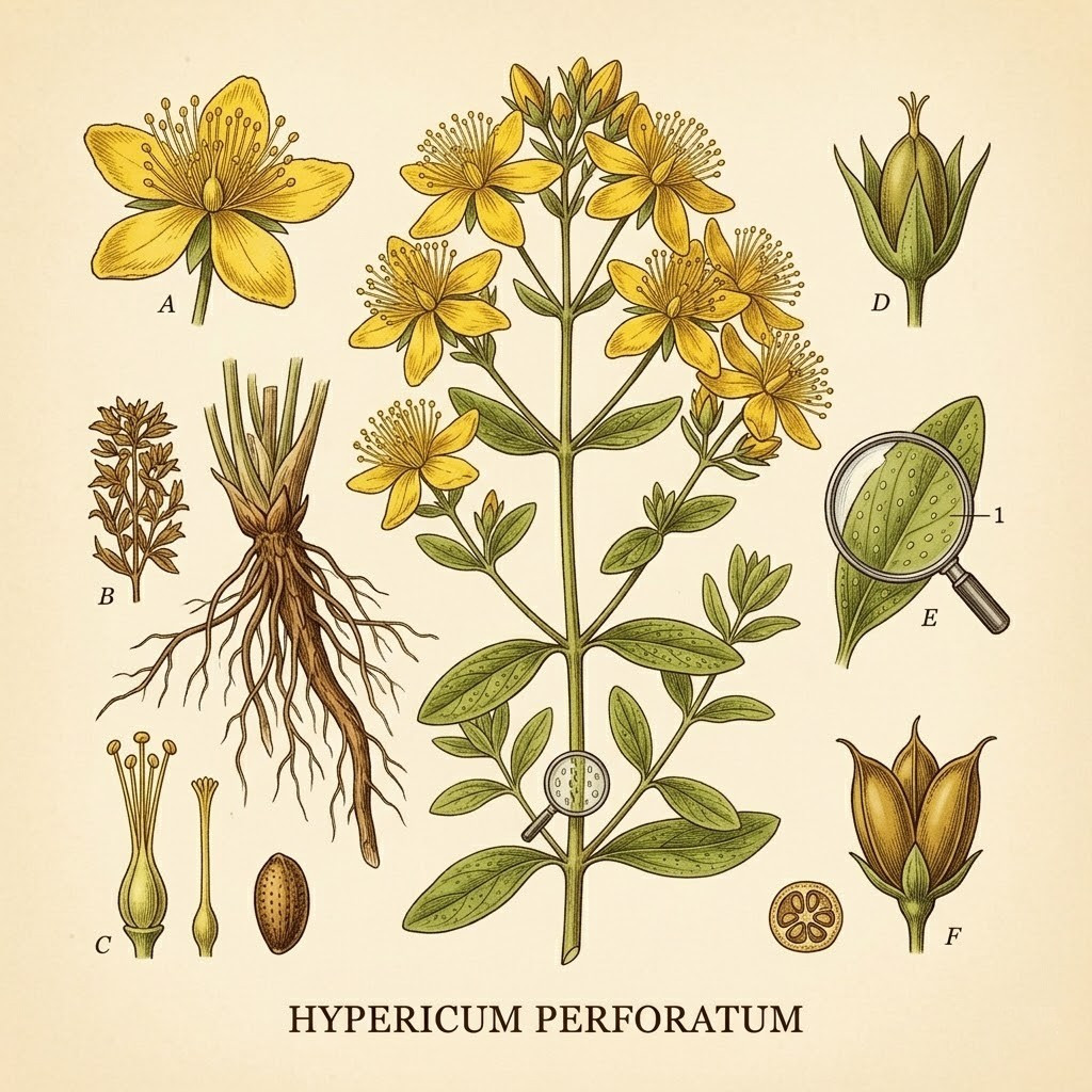 St. John’s Wort | Apothecary Herb Bag - Witchcraft Essentials
