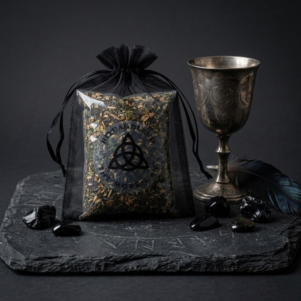 The Morrigan Ritual Blend | Herbal Offerings, Incense & Dark Goddess Work