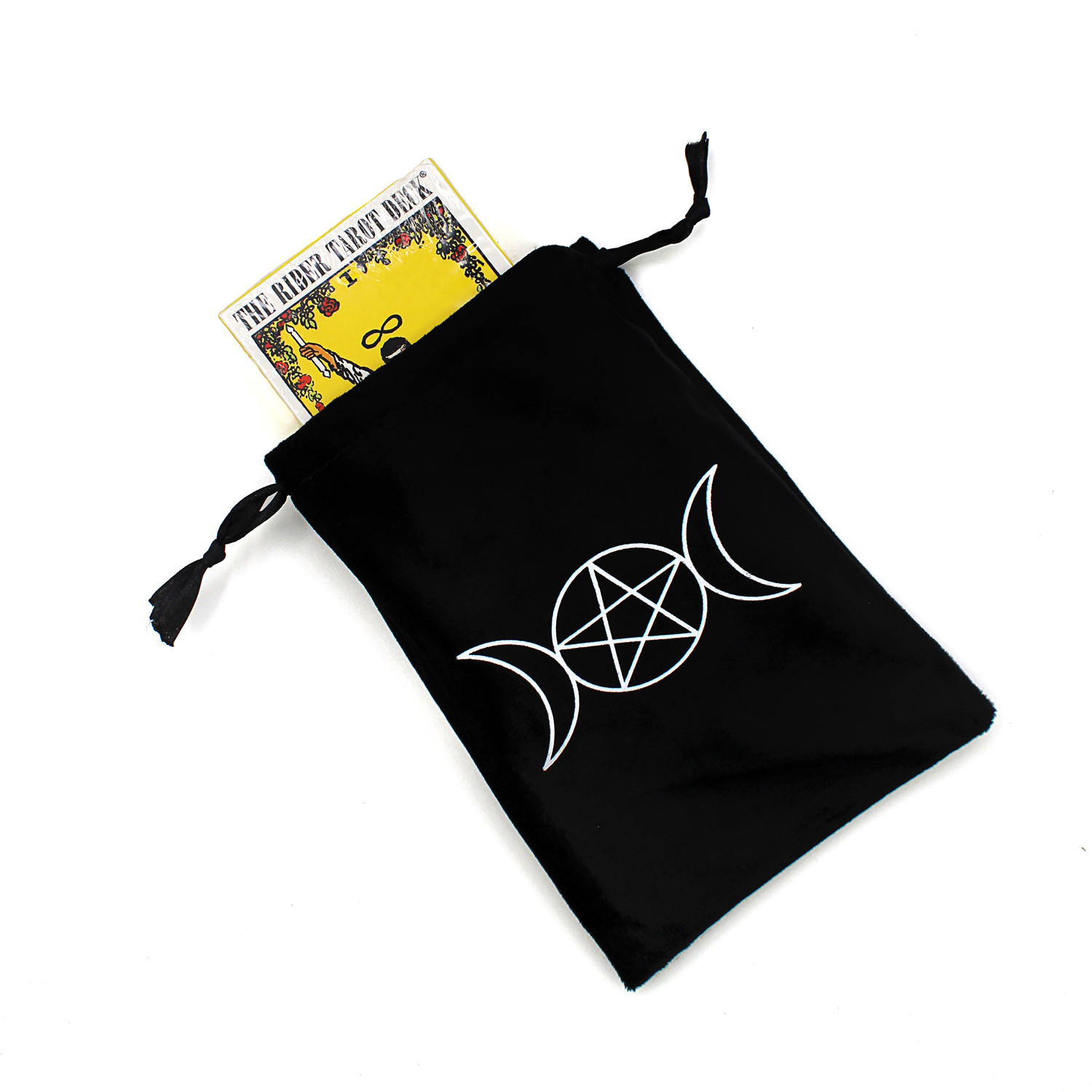Triple Moon Pentacle Tarot & Oracle Pouch