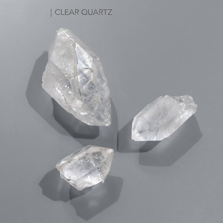 Clear Quartz Points | 3 Piece Set | Natural Quartz - Brazil