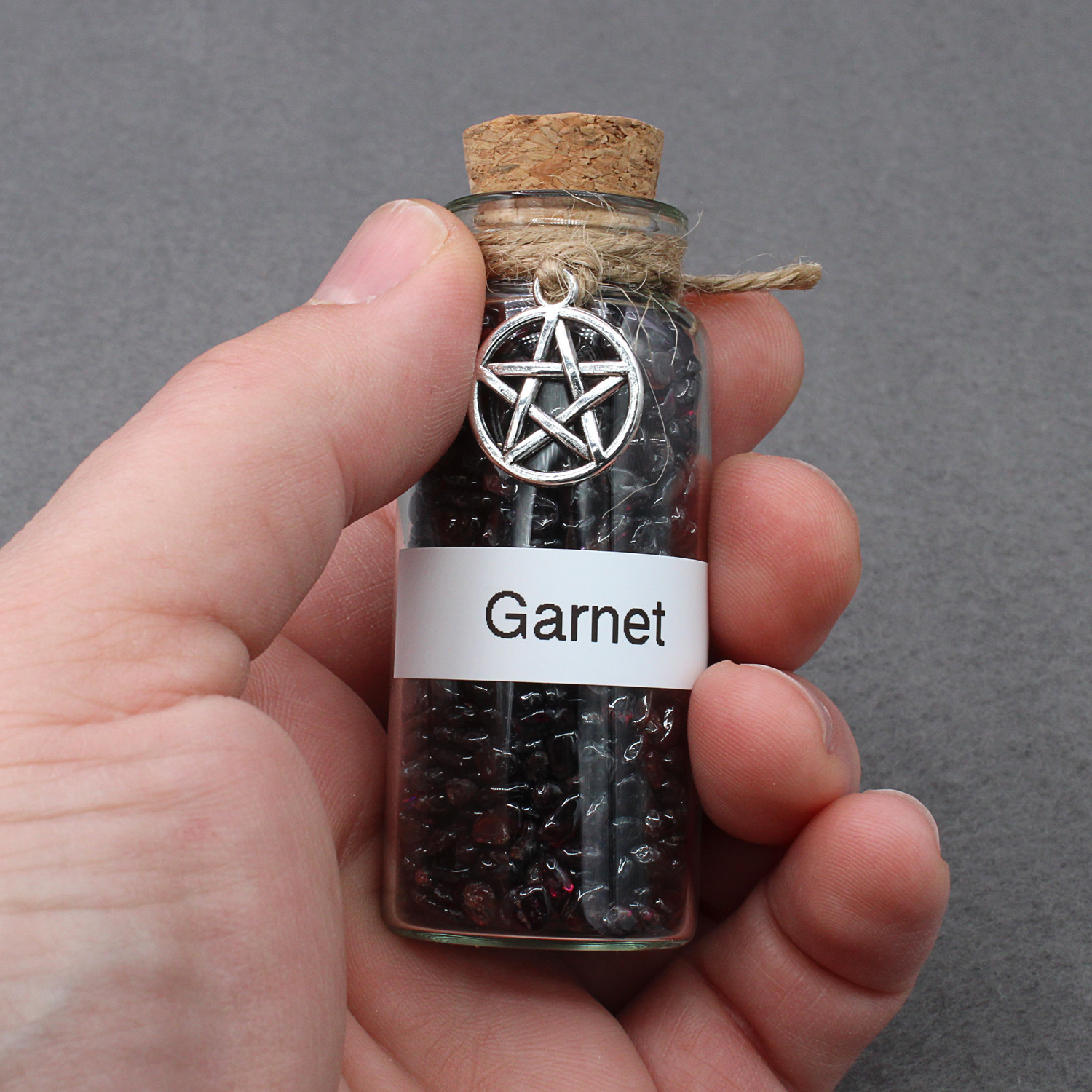 Garnet - Apothecary Bottle - Witchcraft Essentials