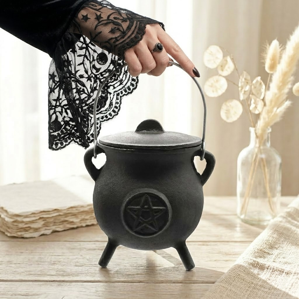 Magick Cauldron - Cast Iron | Ritual Cauldron - XL