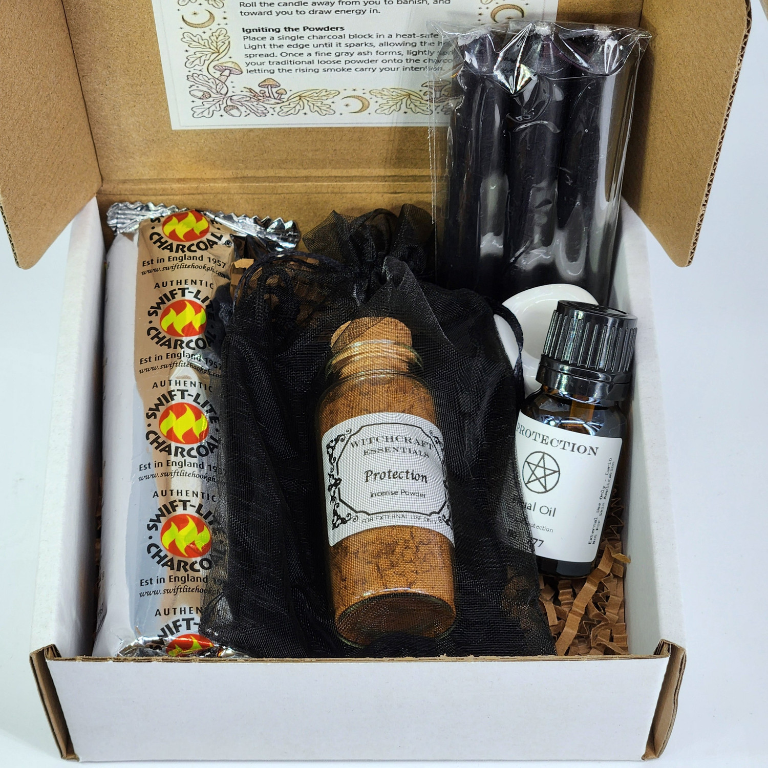 samhain ritual supplies - protection bundle or ingredients for samhain rituals  for sale at our witch store