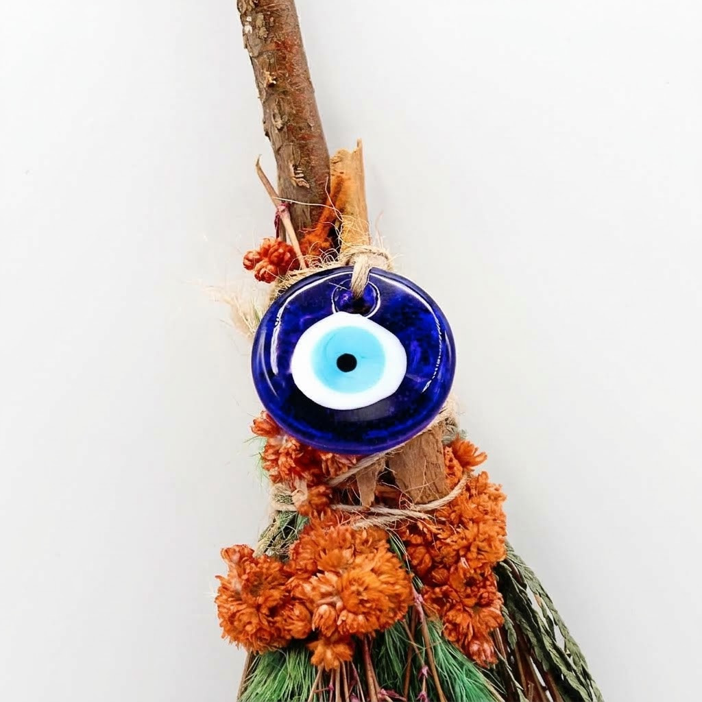 Protection Ward Broom | Evil Eye - Threshold Magick Besom