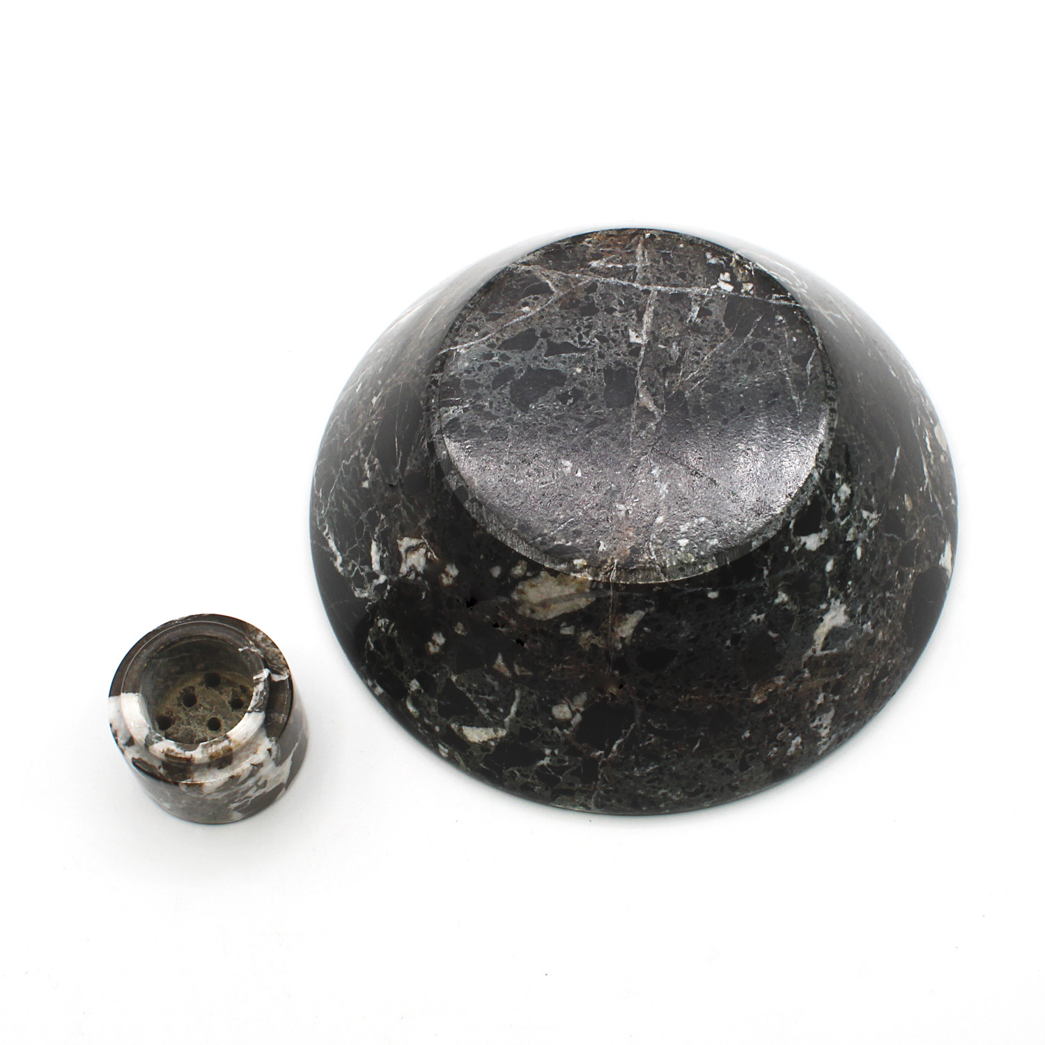 Black Marble Incense Holder