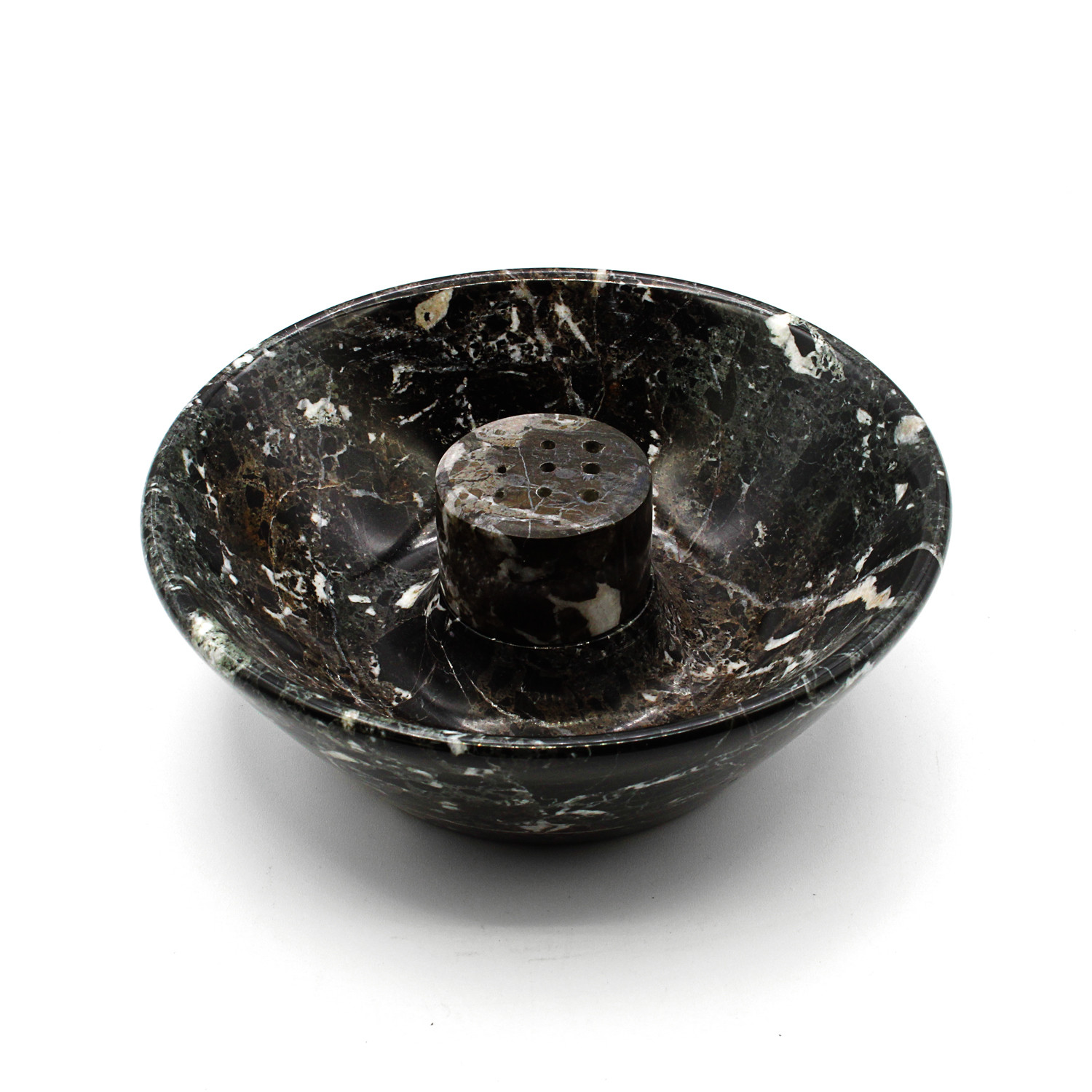 Black Marble Incense Holder