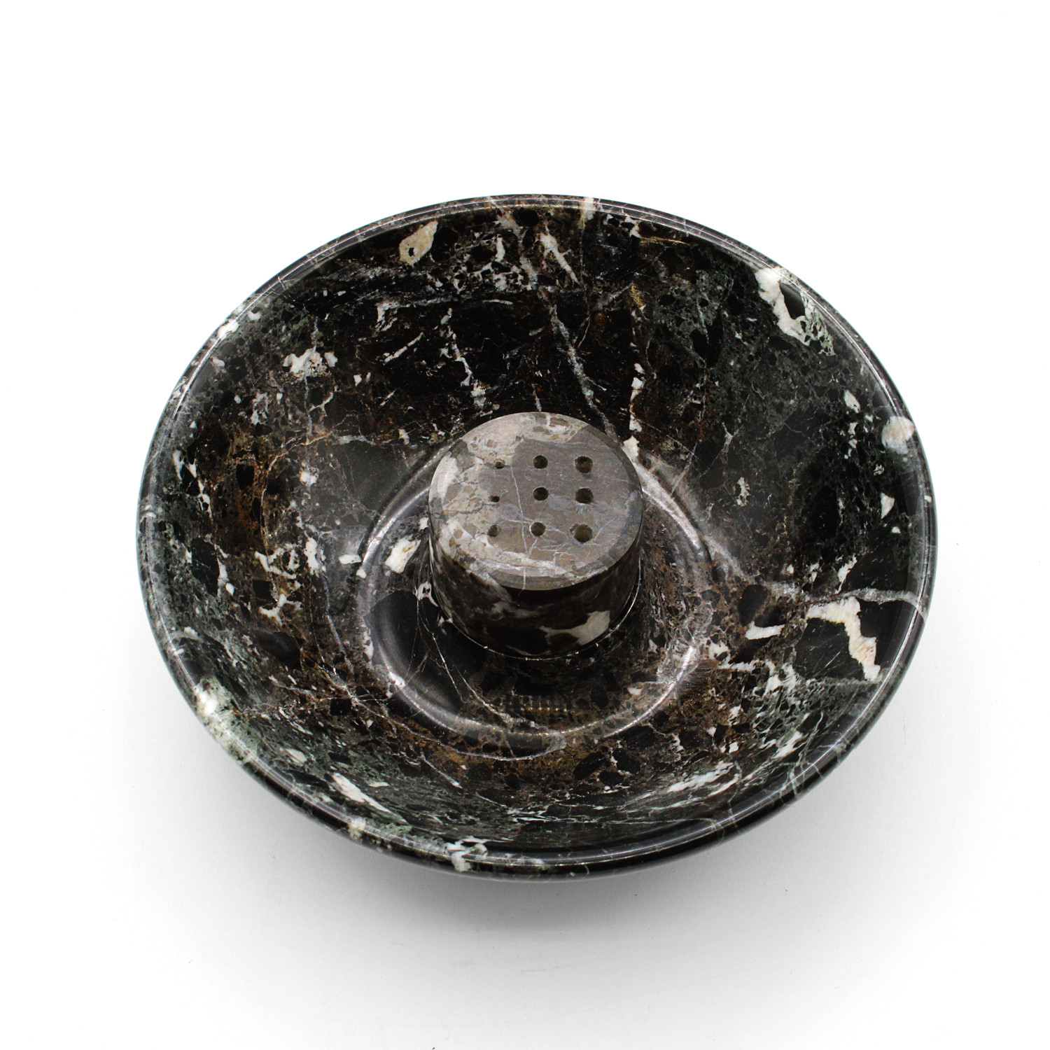 Black Marble Incense Holder