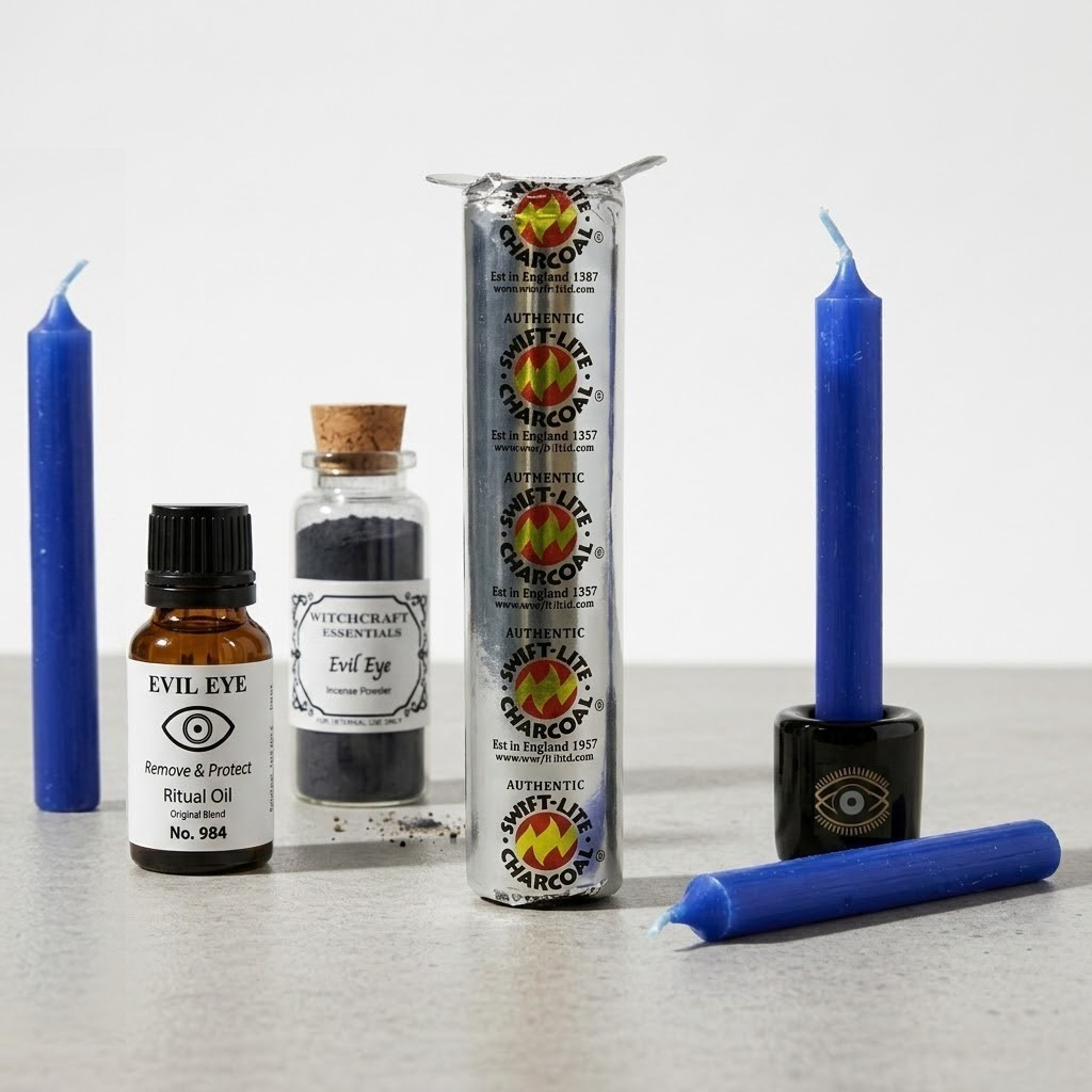 Evil Eye Spell Component Bundle | Witchcraft Kit