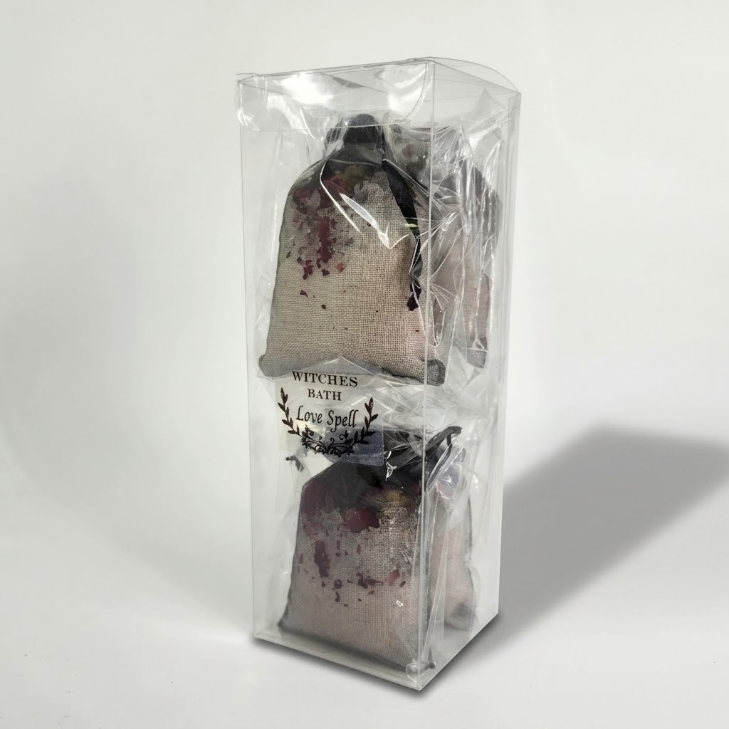 Witches Bath | Love Spell - Ritual Bath 4 Pack with Dead Sea Salt