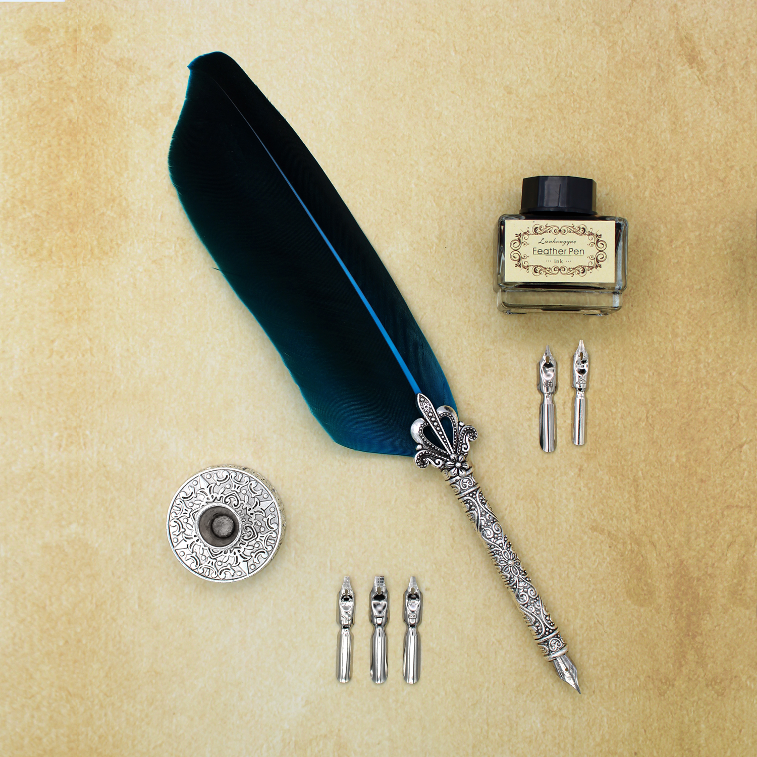 Quill Pen & Ink Set | Witchcraft Supplies