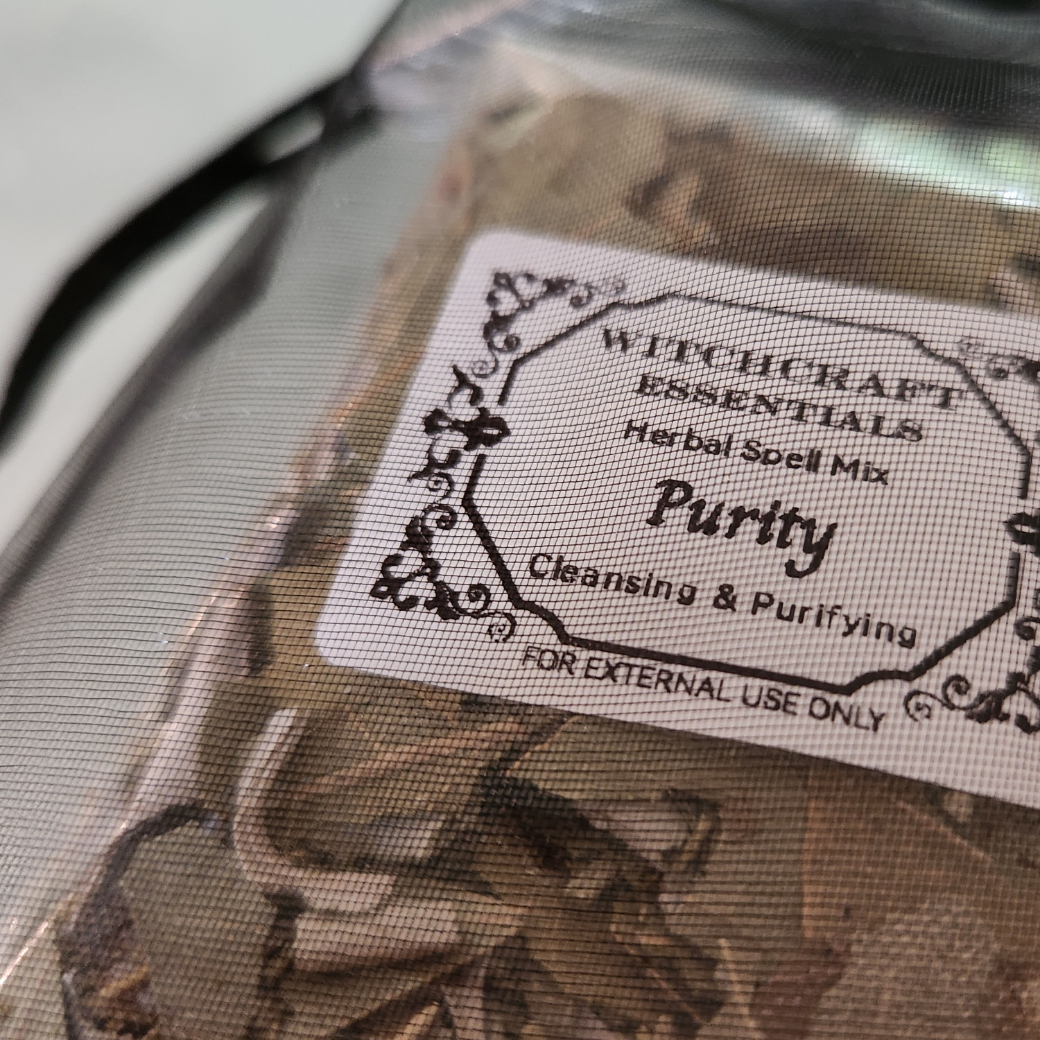 Purity cleansing and purification spell mix  spiritual hygiene supplies for wiccan pagan and witchy practice