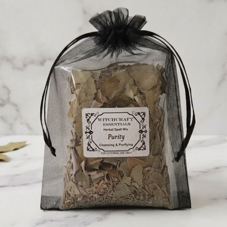 Purity cleansing and purification spell mix  spiritual hygiene supplies for wiccan pagan and witchy practice