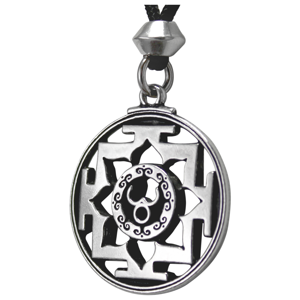 Trisula Sri Yantra Necklace Hindu Pendant