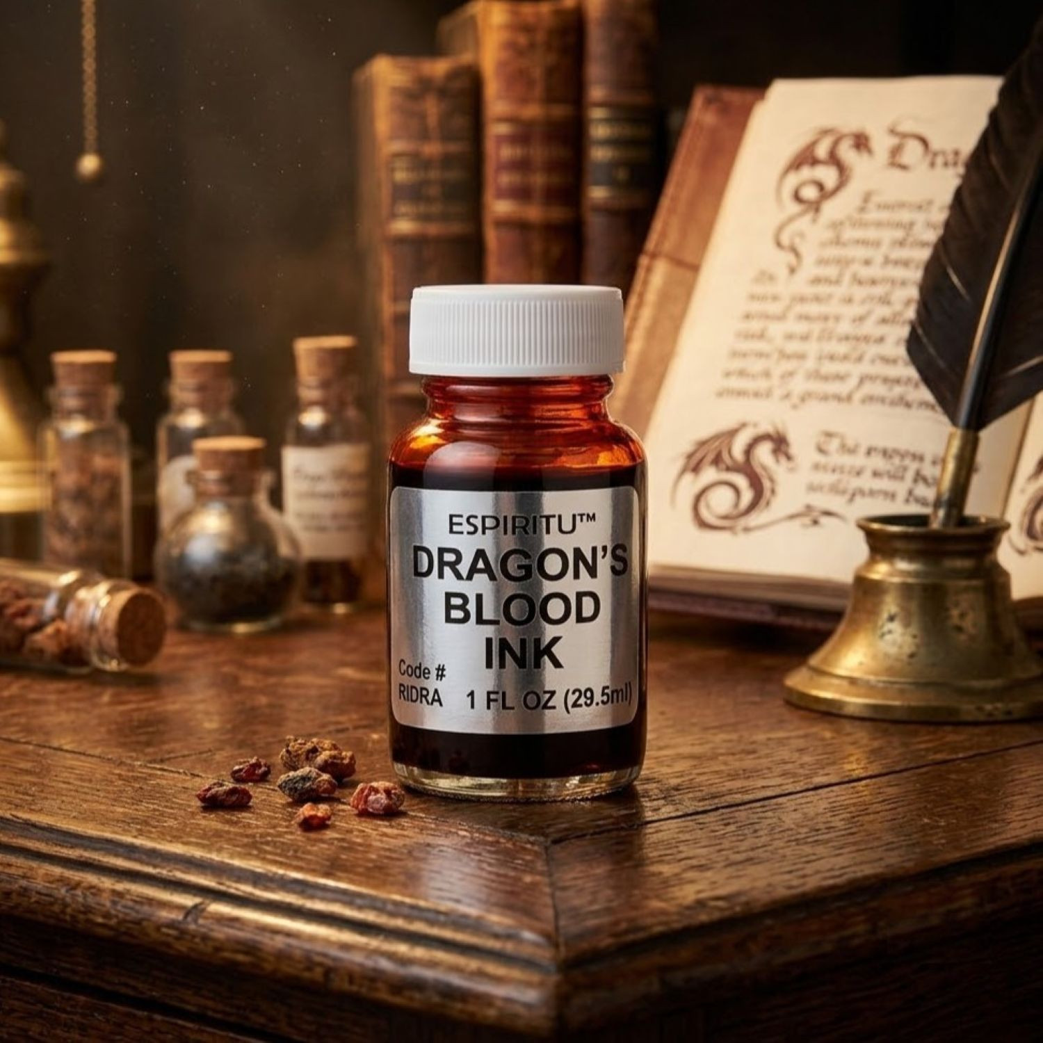 Dragon's Blood Ink 1oz – Ritual Ink for Spells, Sigils & Petitions