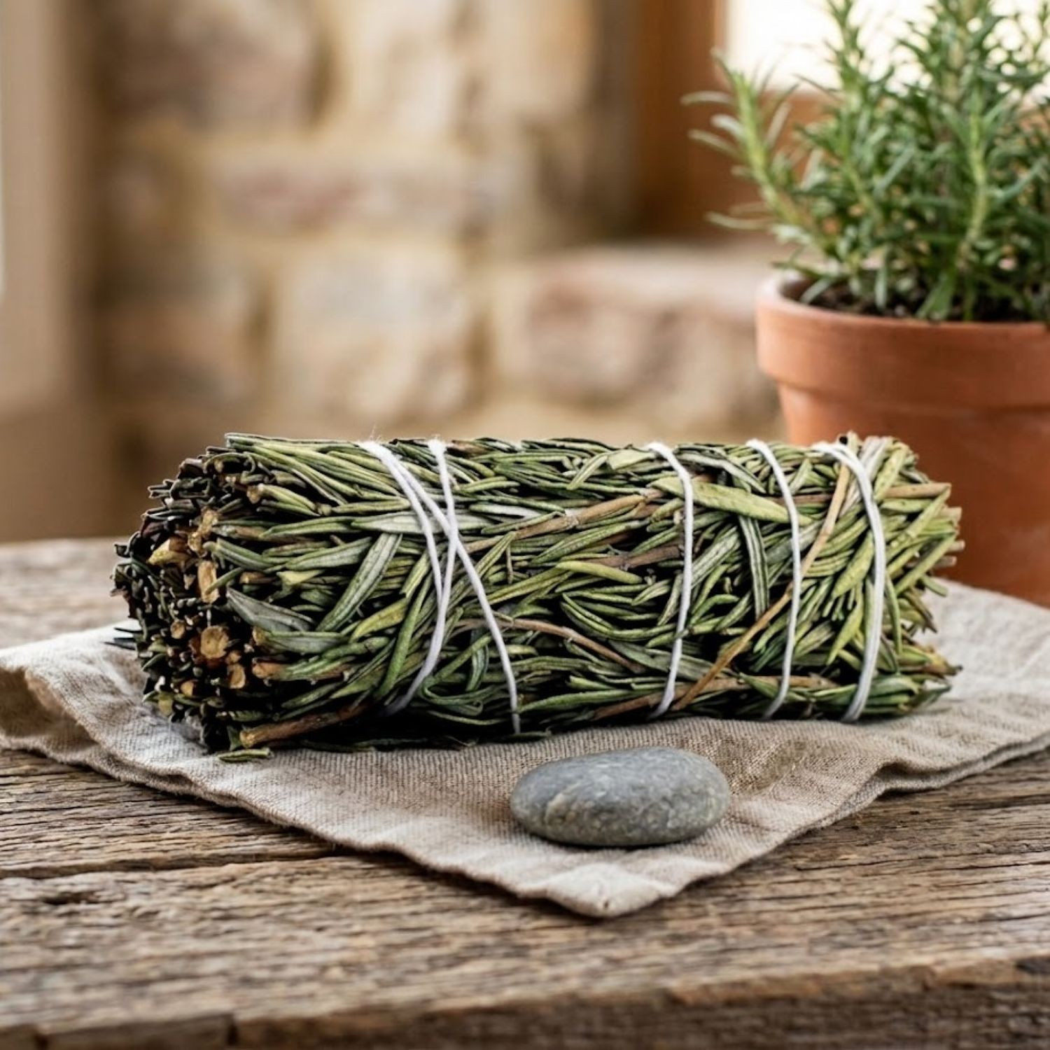 Rosemary Smudge Stick | Rosemary 4 inch