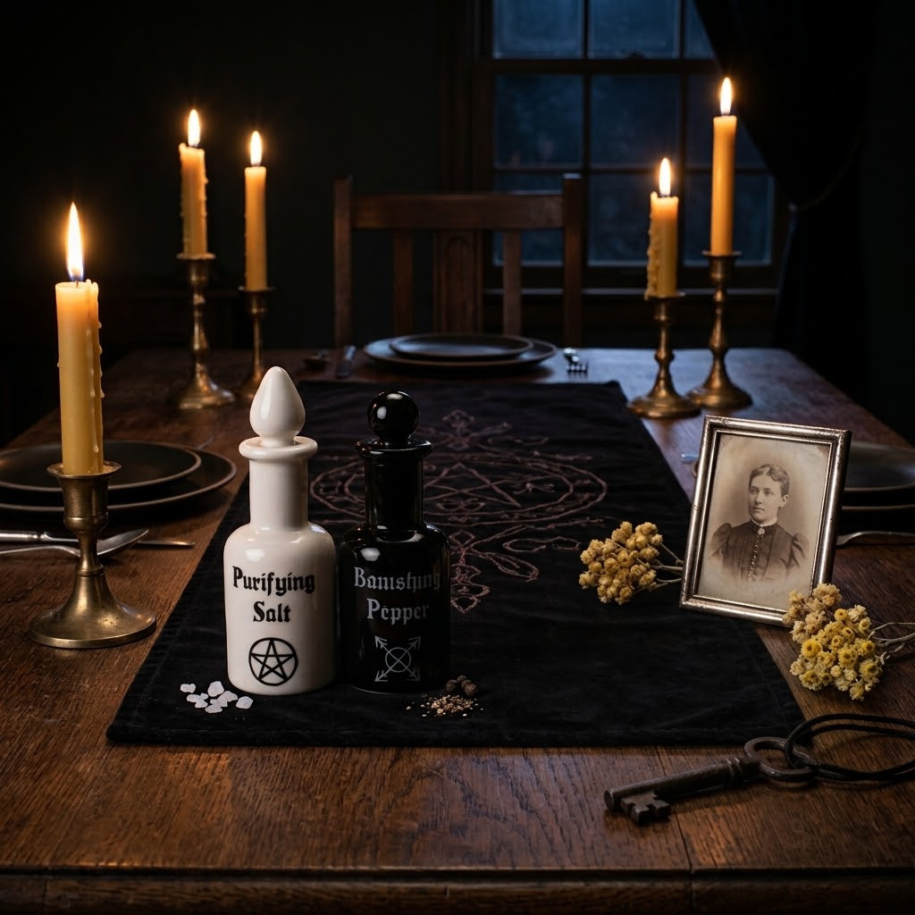 Potion Bottle Salt & Pepper Shakers | Kitchen Witch Decor