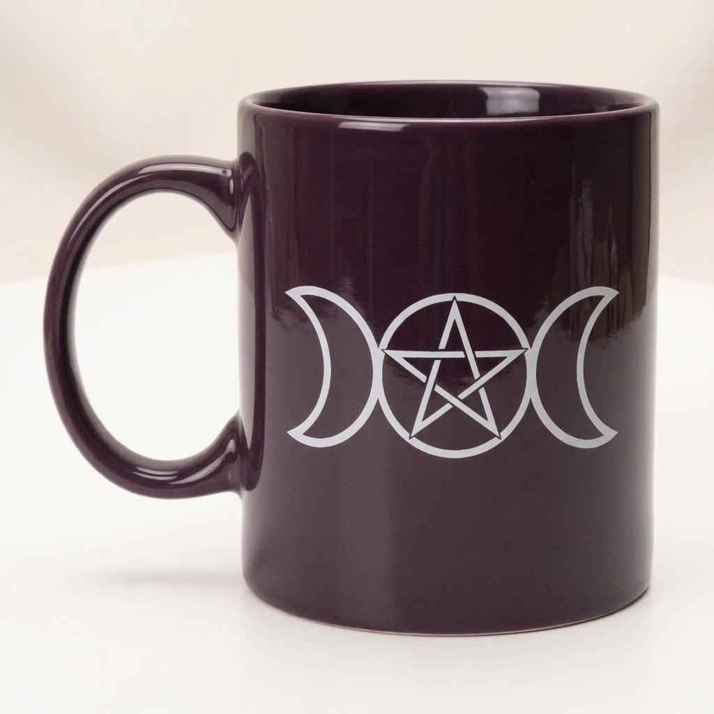 Purple Triple Moon Coffee Mug | Tea Cup