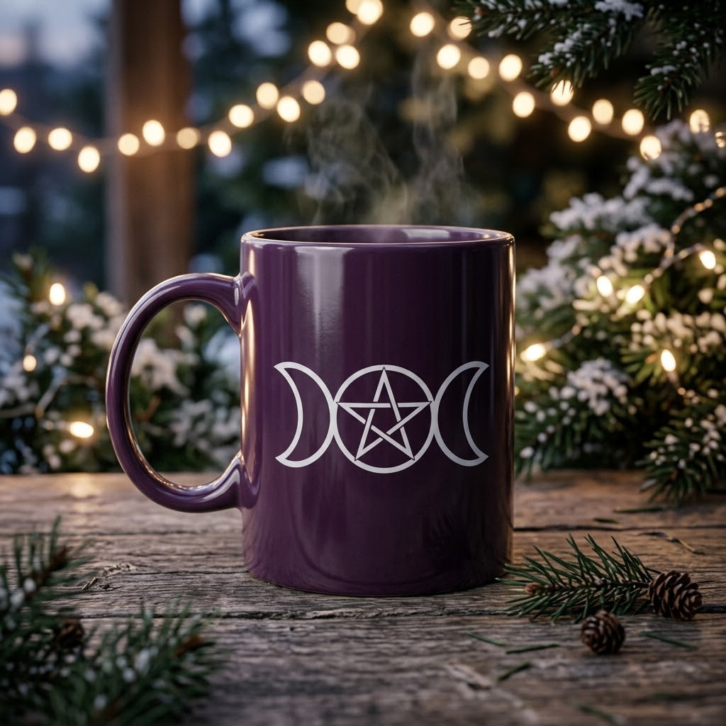 Purple Triple Moon Coffee Mug | Tea Cup