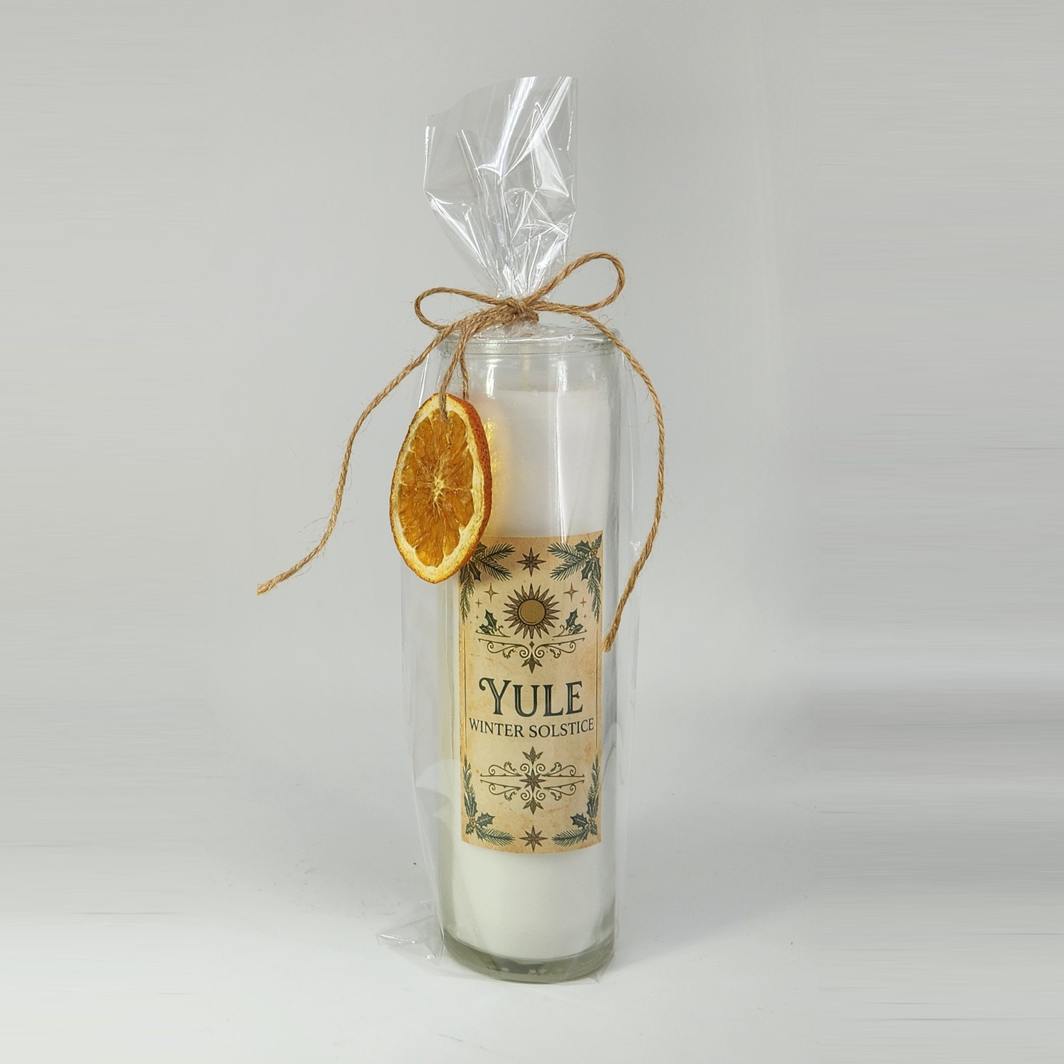 Yule Winter Solstice Altar Candle | Hearth Blessing Ritual