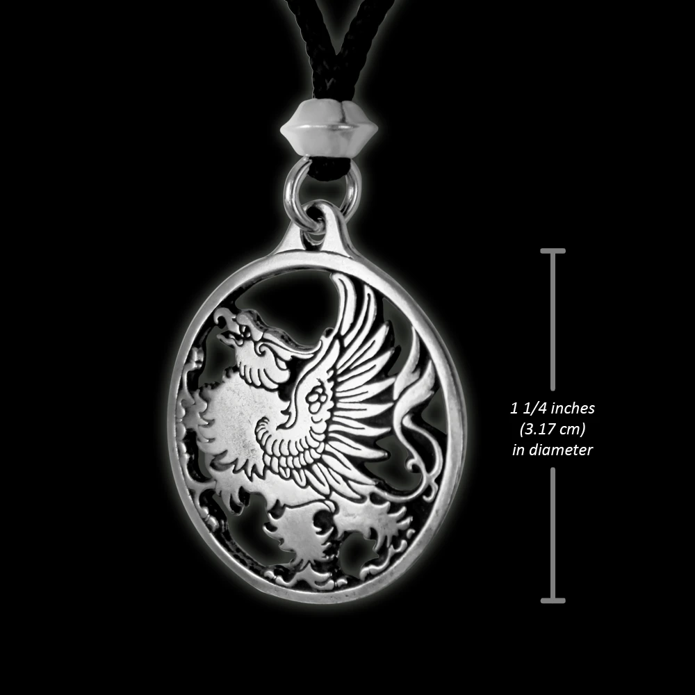 Gryphon Pendant Griffin Necklace Jewelry