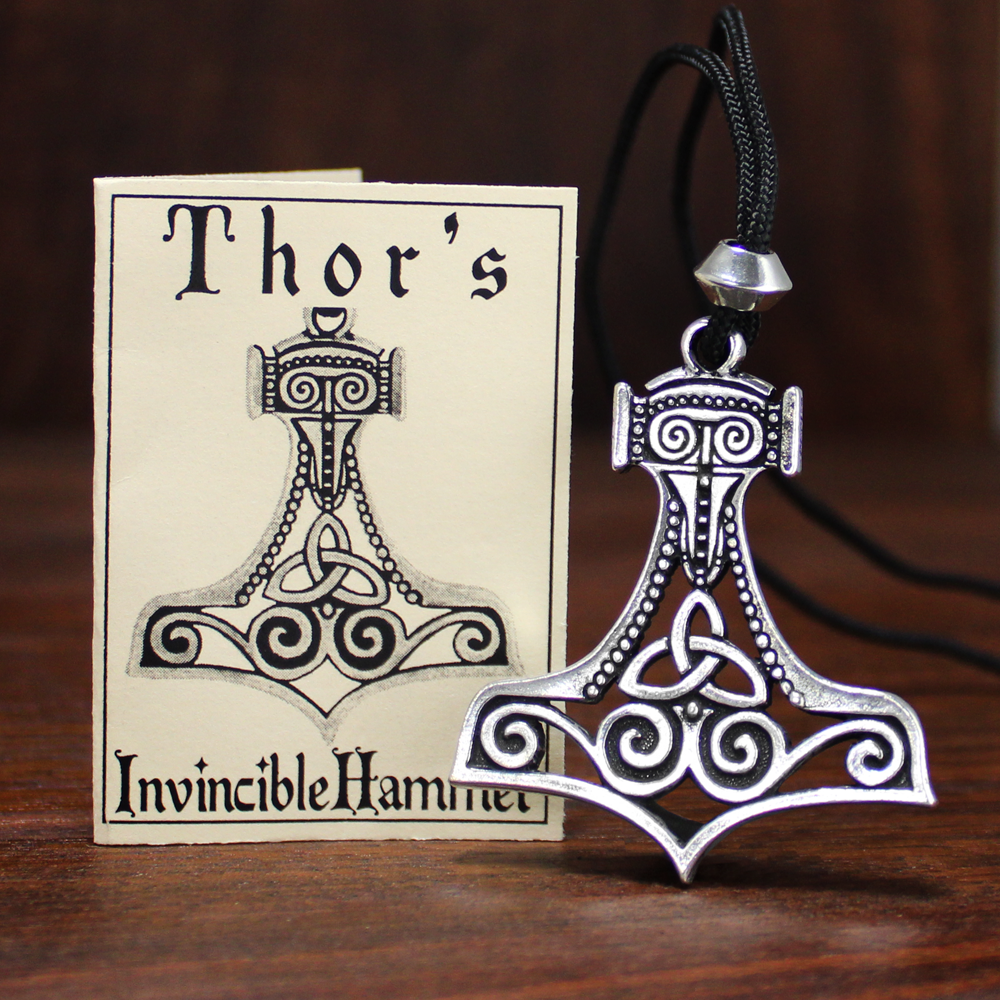 Thor's Hammer Necklace Large Mjolnir Pendant