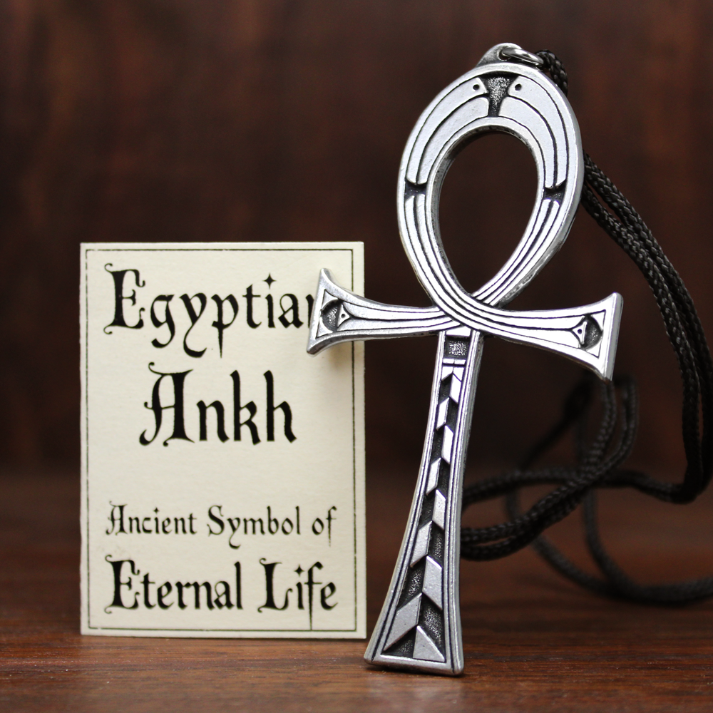 Large Egyptian Ankh Pendant Necklace