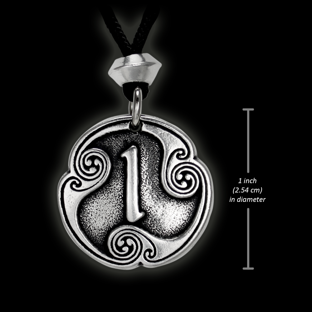 Isa Rune of Duration Necklace Pendant Viking Jewelry