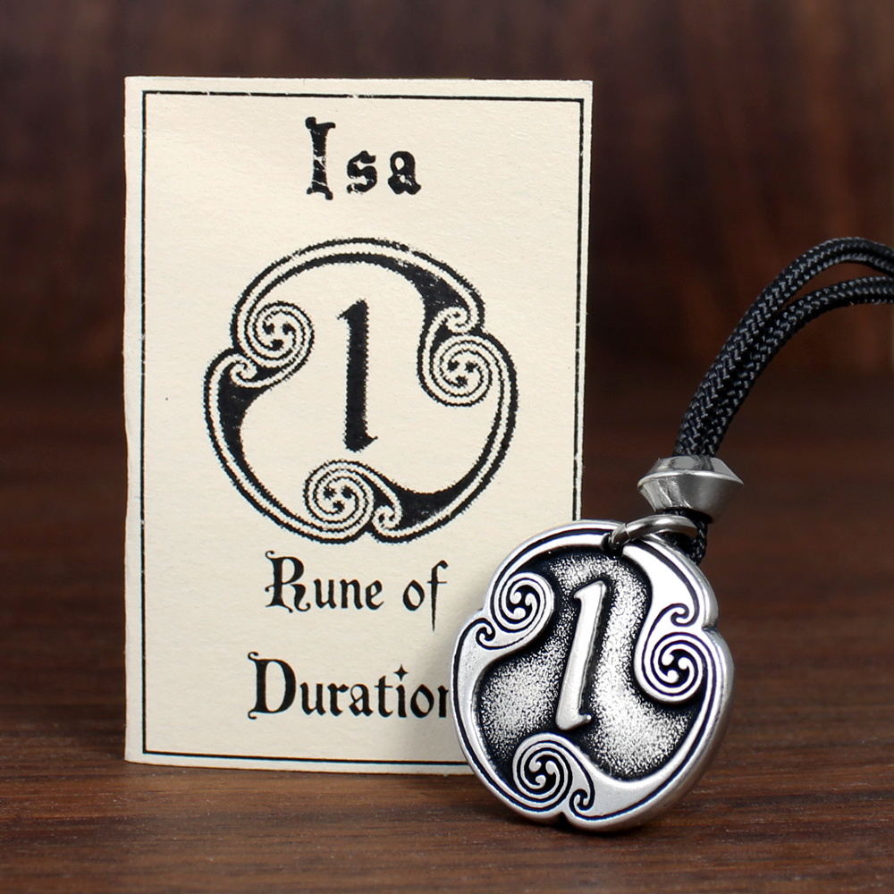 Isa Necklace Focus Talisman Norse Jewelry